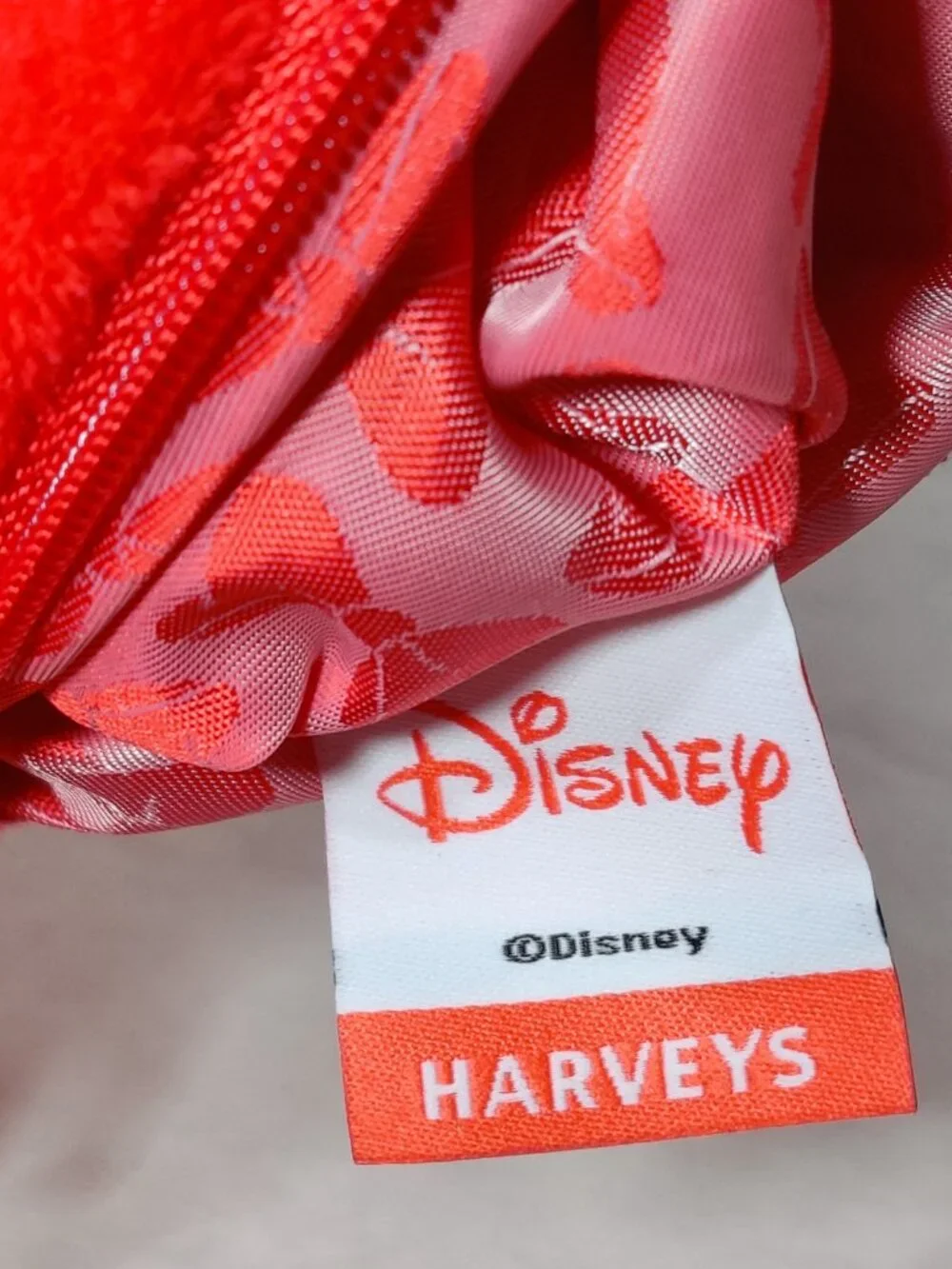 Harvey's Minnie Mouse Plush Bow Crossbody Bag Purse Disney Polka Dot Disney 2021